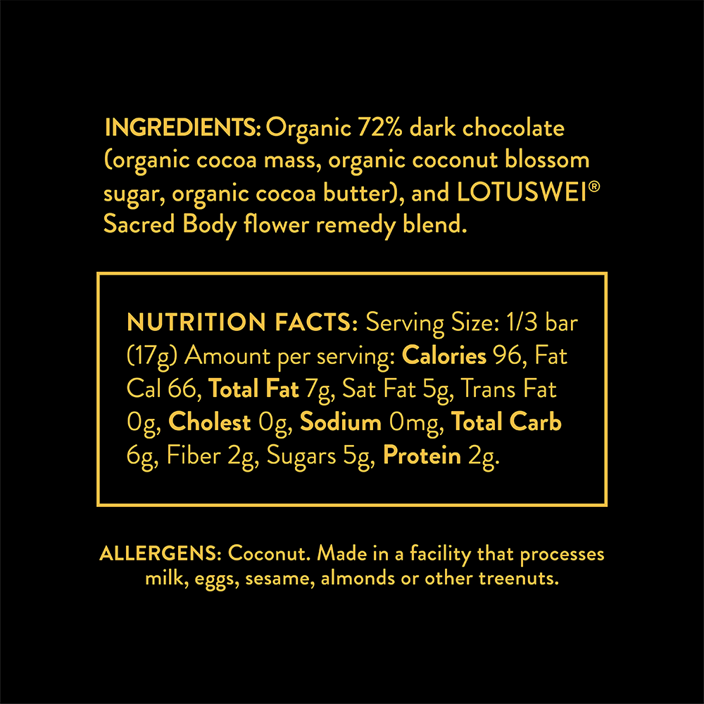 Sacred Body Dark Chocolate