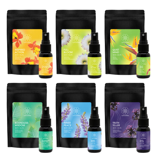 BOOM BATH SALTS + TRAVEL MISTS