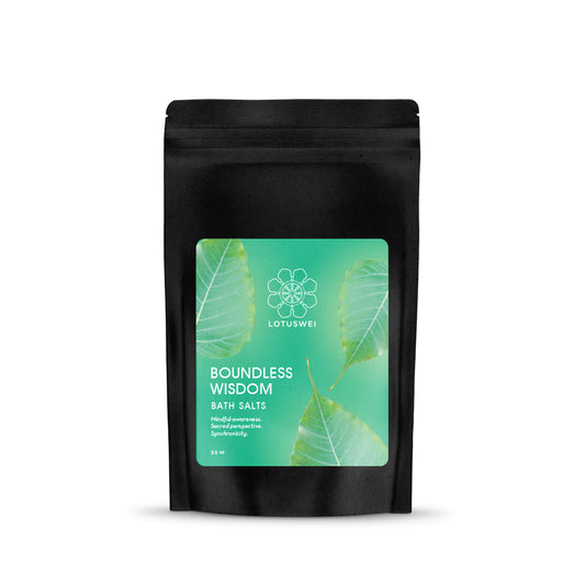 Boundless Wisdom Bath Salt LOTUSWEI flower essences BWBS